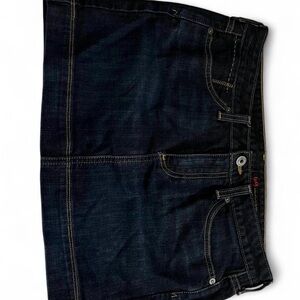 Dark Denim Mini Skirt